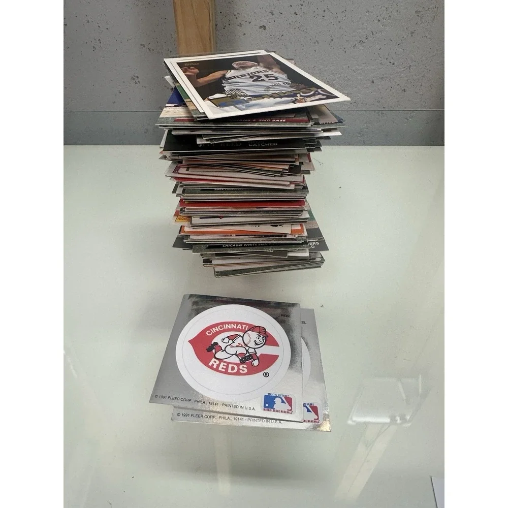 Huge sports card lot baseball hockey basketball topps mlb nhl lp-dmg ‎ vintage